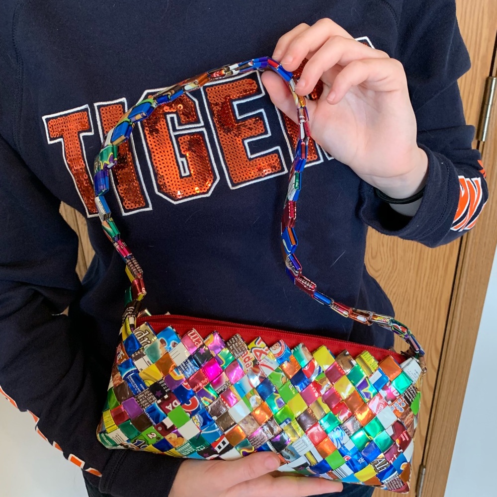 Attention Grabbing Candy Wrapper Purse!
